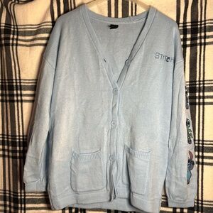 Light Blue stitch cardigan